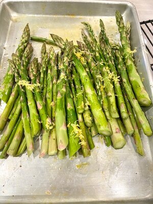 Chef Jodi’s Roasted Asparagus or Green Beans